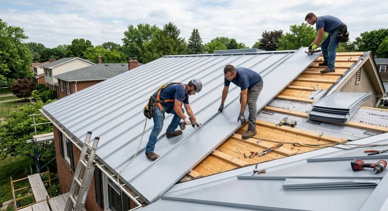 Aluminum Roof Installation in Alexandria, VA
