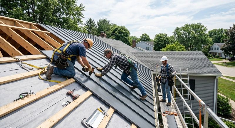 Aluminum Roof Installation in Naperville, IL