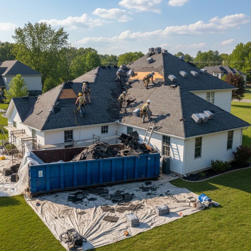 Asphalt Roof Replacement in Fredericksburg, VA