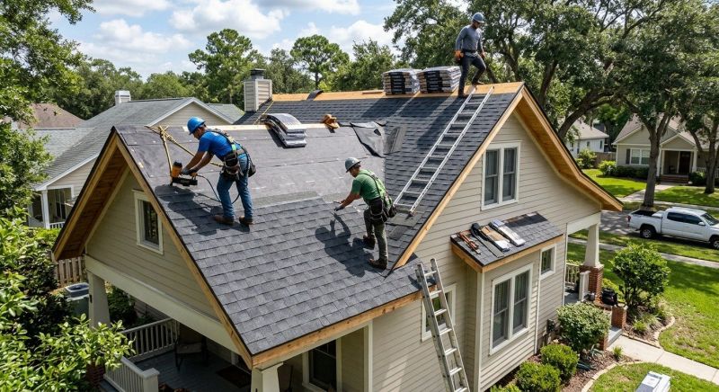 Asphalt Shingle Roof Installation in Boston, MA