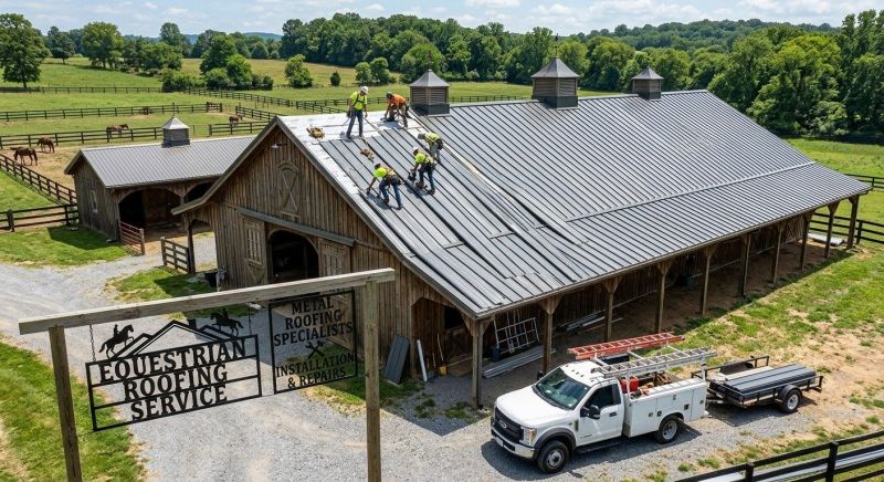 Barn Roof Installation in Fredericksburg, VA