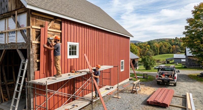 Barn Wood Siding Installation in Fairfield County, CT