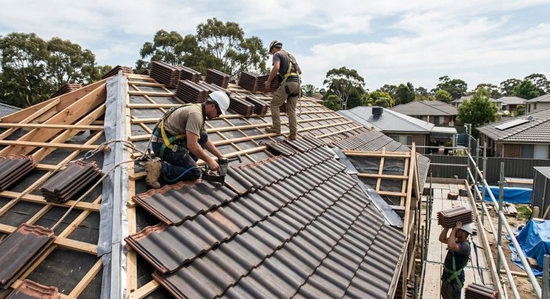 Barrel Tile Roof Installation in Alexandria, VA