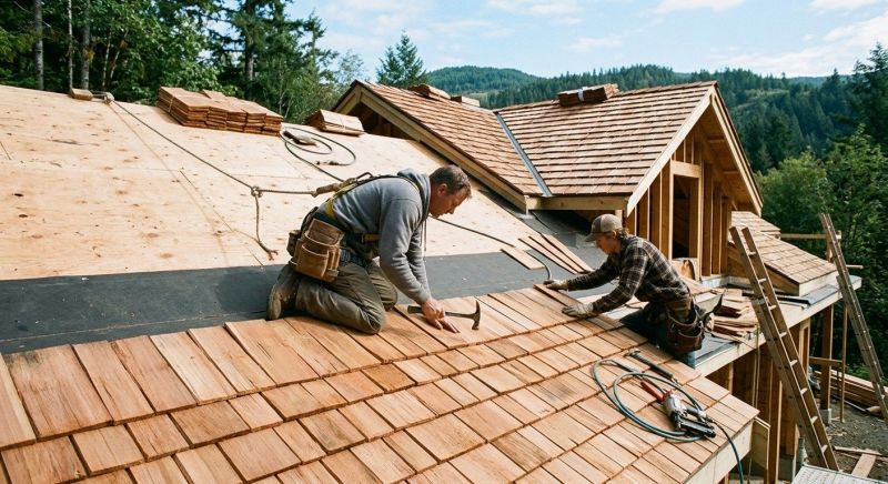 Cedar Roof Construction in Alexandria, VA