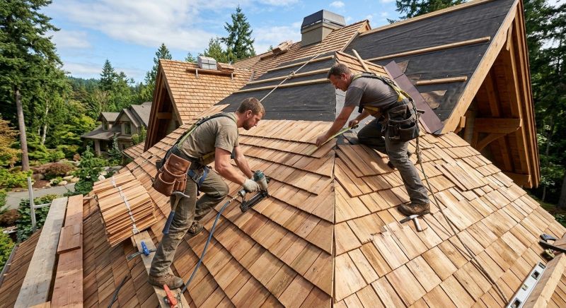 Cedar Roof Installation in Fredericksburg, VA