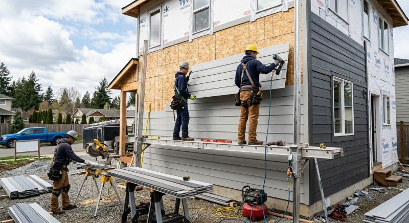 Cement Siding Installation in Boston, MA