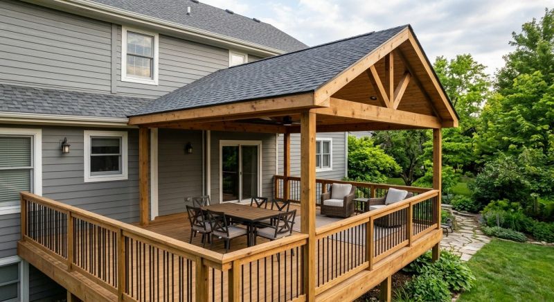 Deck Roof Construction in Boston, MA