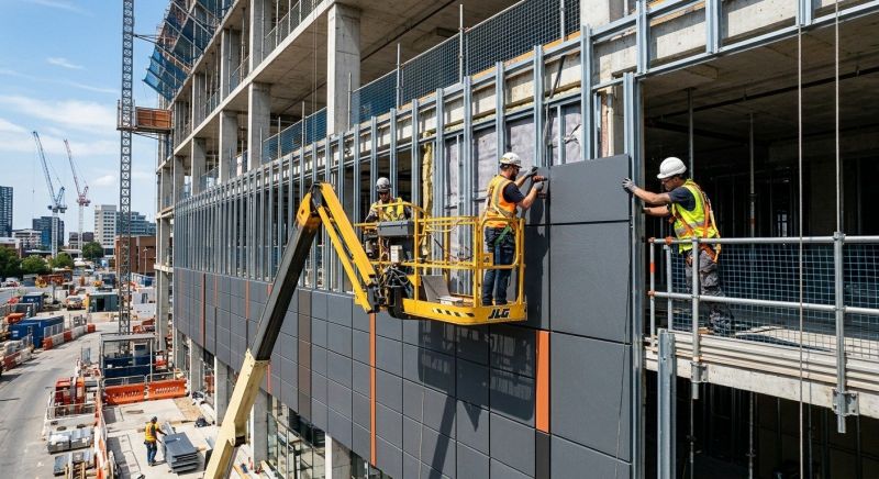 Facade Cladding Installation in Fairfield County, CT