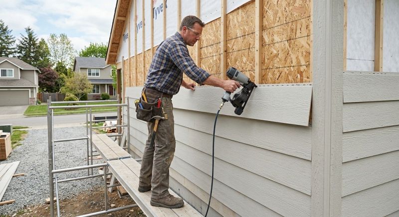 Fiberboard Siding Installation in Boston, MA