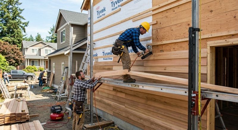 Wood Plank Siding Installation in Norwalk, CT