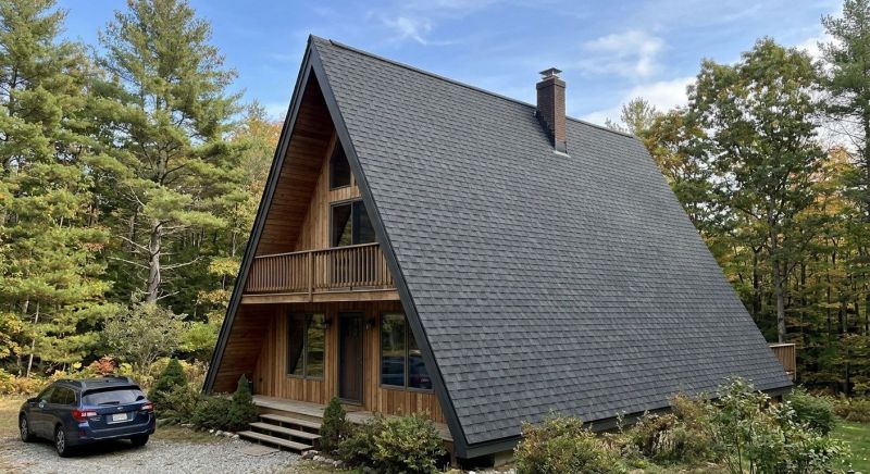 A Frame Roof Installation in Boston, MA