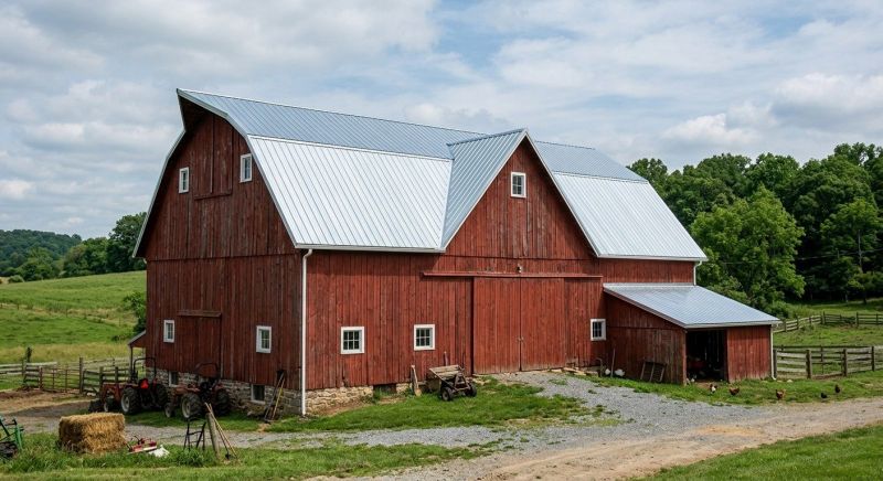 Barn Roof Replacement in Alexandria, VA