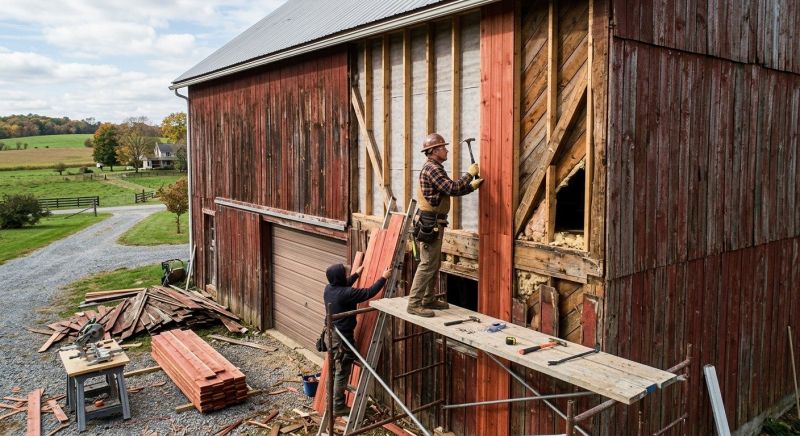 Barn Siding Replacement in Boston, MA