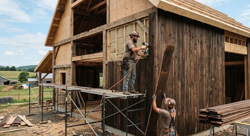 Barn Wood Siding Installation in Norwalk, CT