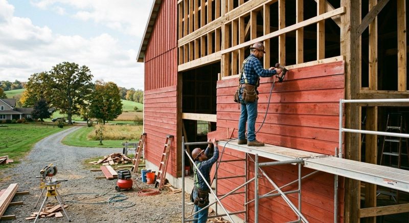 Barn Wood Siding Installation in Fairfield County, CT