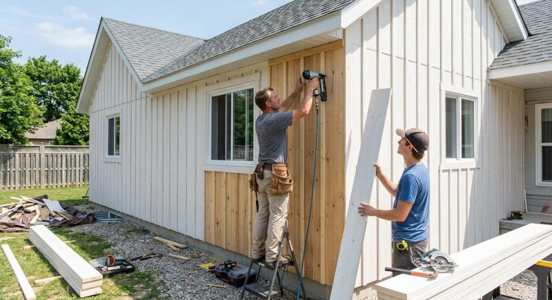 Batten Siding Installation in Boston, MA