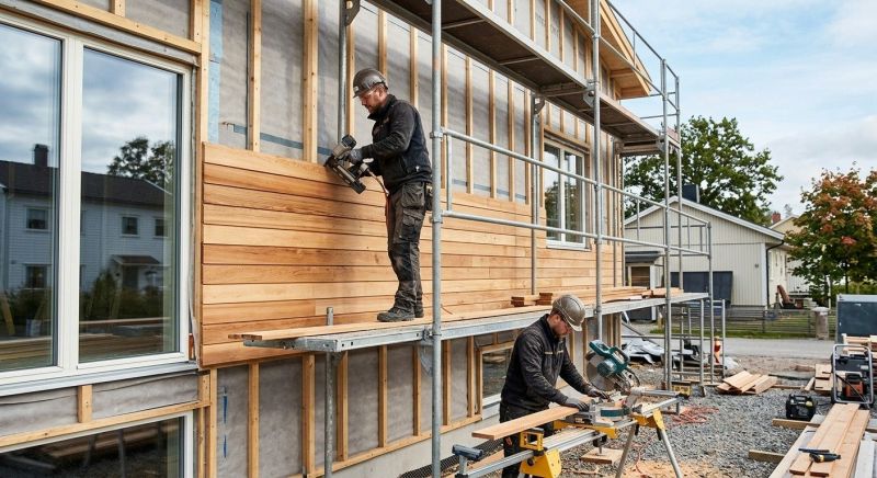 Cedar Cladding Installation in Boston, MA