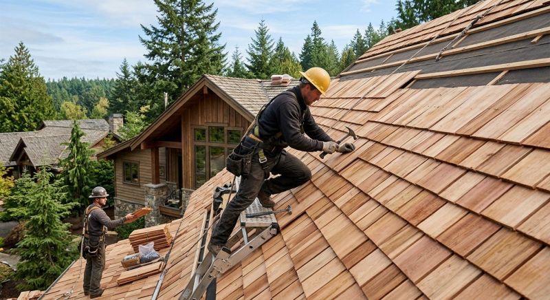 Cedar Roof Construction in Alexandria, VA