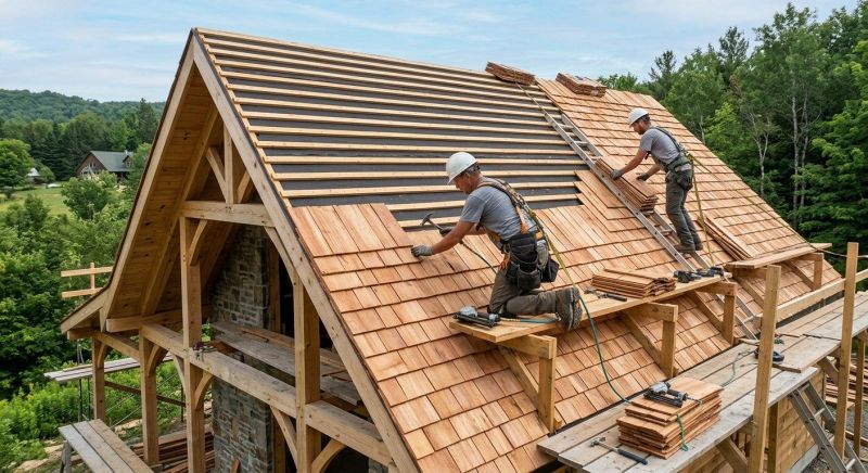 Cedar Roof Construction in Alexandria, VA