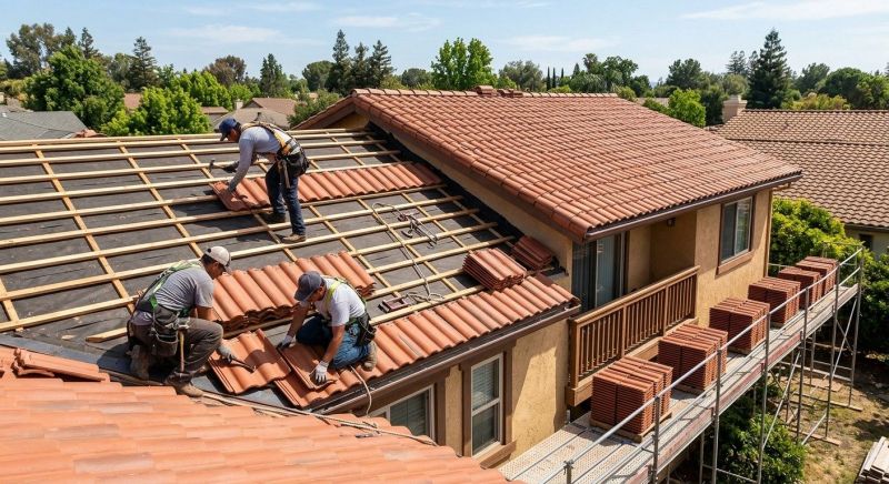 Clay Roof Installation in Fredericksburg, VA