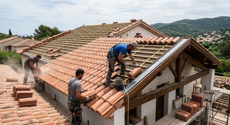 Clay Tile Roofing Installation in Alexandria, VA