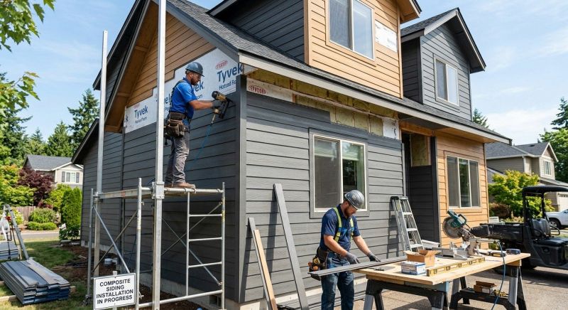 Composite Siding Installation in Stamford, CT