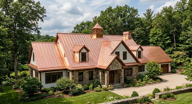 Copper Roof Replacement in Alexandria, VA