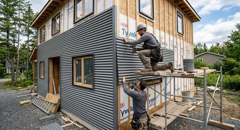 Corrugated Siding Installation in Stamford, CT