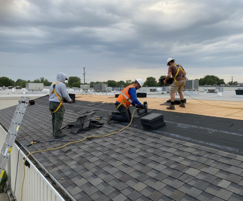 Damaged Roof Replacement in Manchester, NH