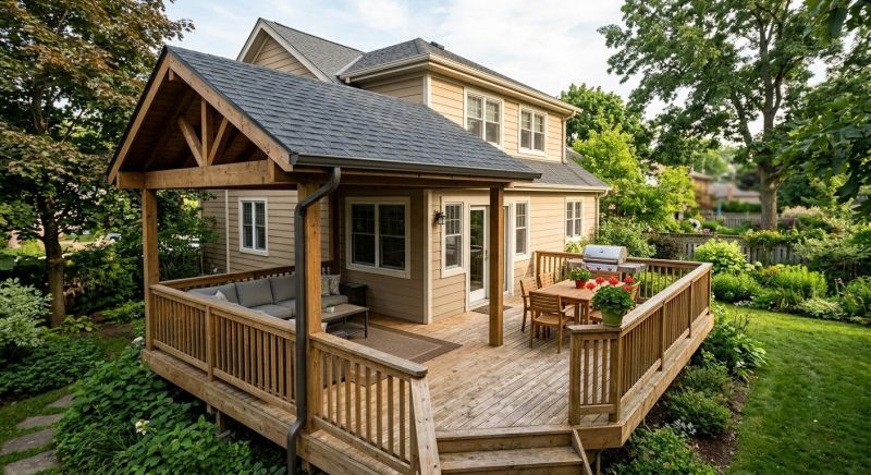 Deck Roof Construction in Manchester, NH