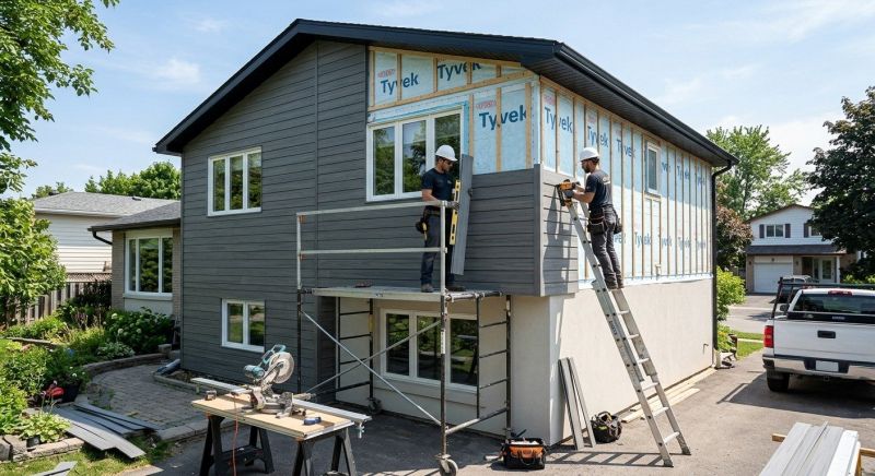 Facade Cladding Installation in Fairfield County, CT