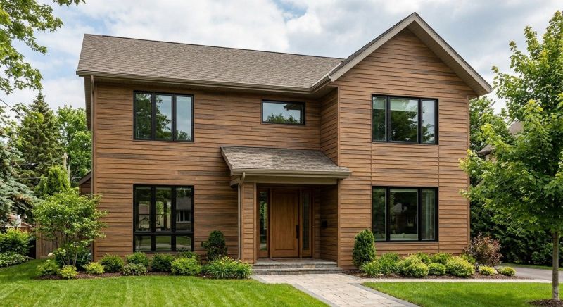 Faux Wood Siding Installation in Stamford, CT