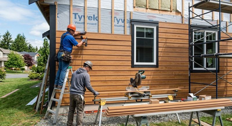 Faux Wood Siding Installation in Fairfield County, CT