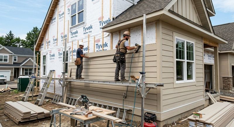 Fiberboard Siding Installation in Boston, MA