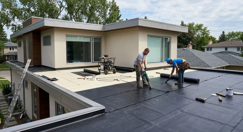 Flat Roof Construction in Fredericksburg, VA
