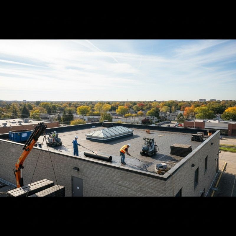 Flat Roof Replacement in Fredericksburg, VA