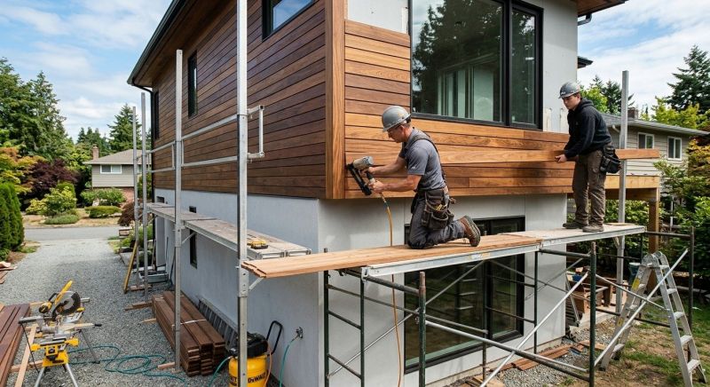 Hardwood Siding Installation in Boston, MA