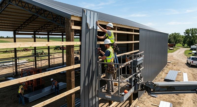 Metal Barn Siding Installation in Fairfield County, CT