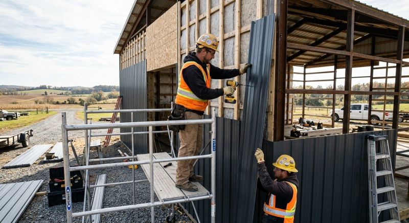 Metal Barn Siding Installation in Fairfield County, CT