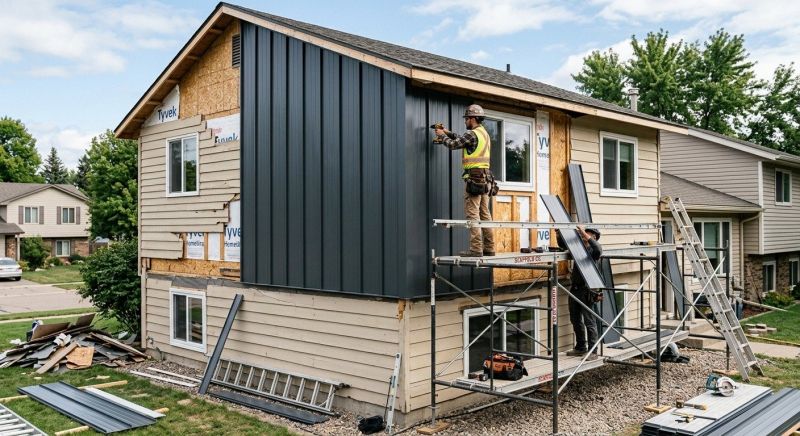 Metal Siding Replacement in Boston, MA