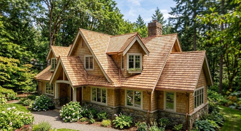Natural Wood Roof Installation in Alexandria, VA