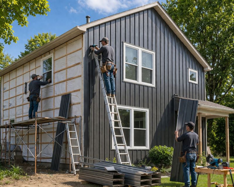 Sheet Metal Siding Replacement in Norwalk, CT