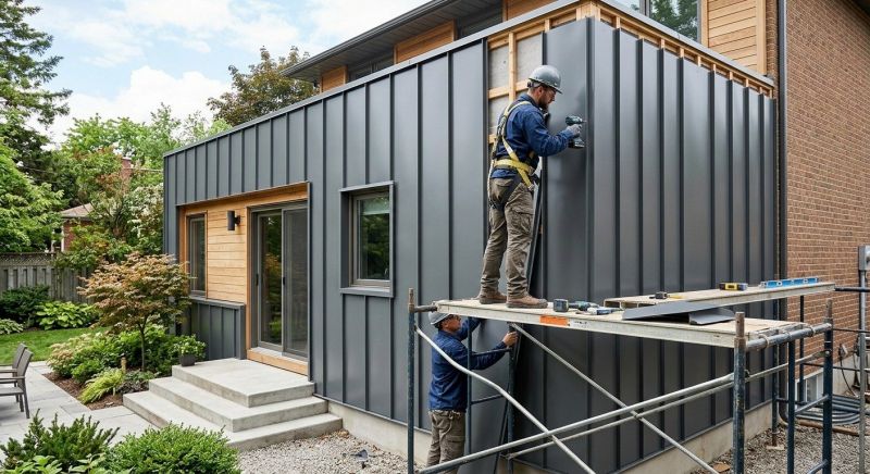 Steel Cladding Installation in Stamford, CT