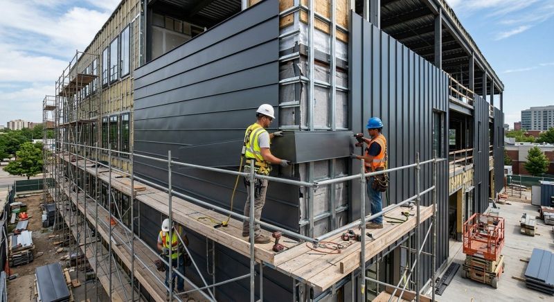 Steel Cladding Installation in Fairfield County, CT