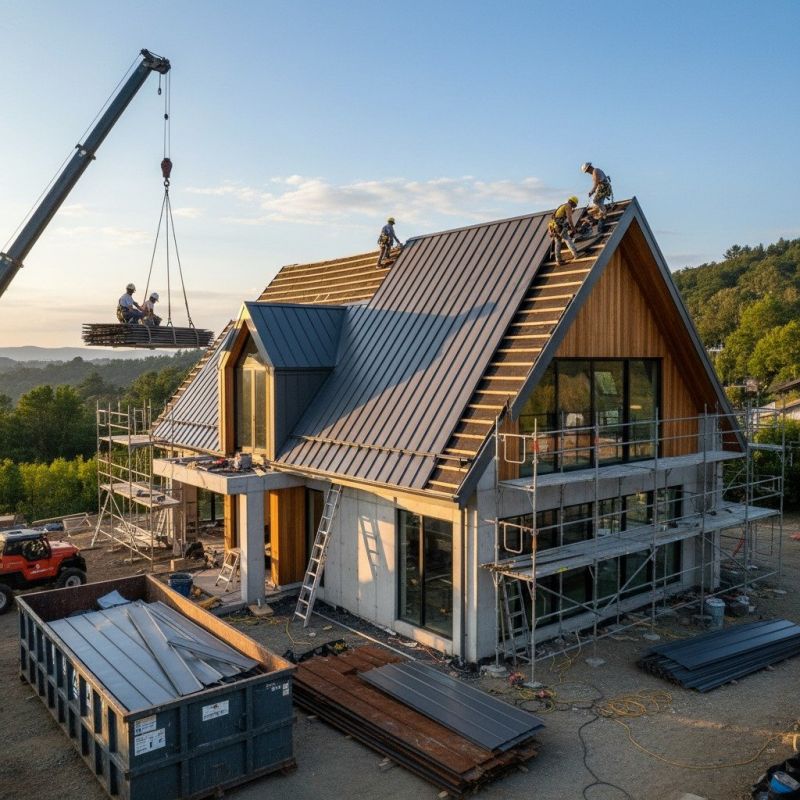 Steel Roof Replacement in Fredericksburg, VA