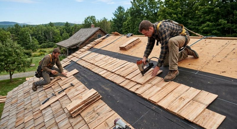 Wood Roofing Installation in Fredericksburg, VA