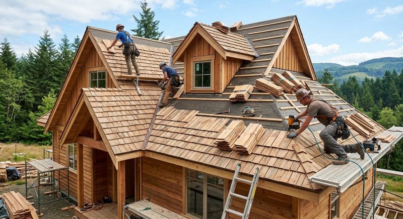 Wood Roofing Installation in Alexandria, VA