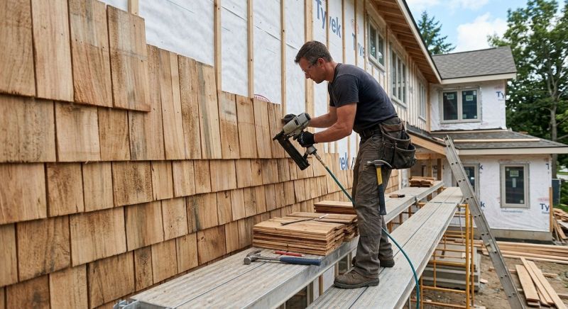 Wood Shake Siding Installation in Norwalk, CT
