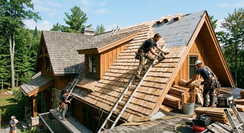 Wood Shingle Roof Replacement in Alexandria, VA