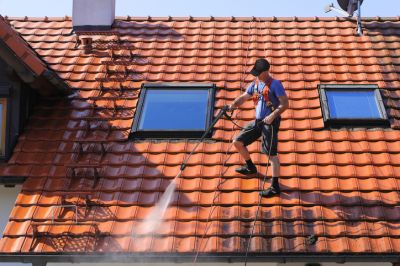 Tile Roof Powerwashing and Sealing